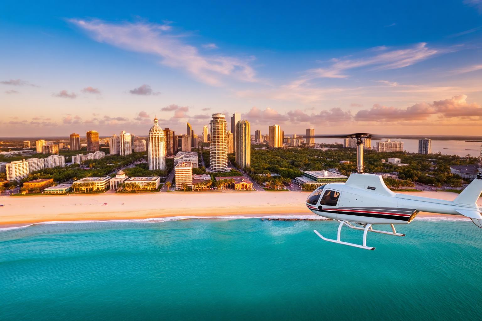 Helicopter tours in Miami